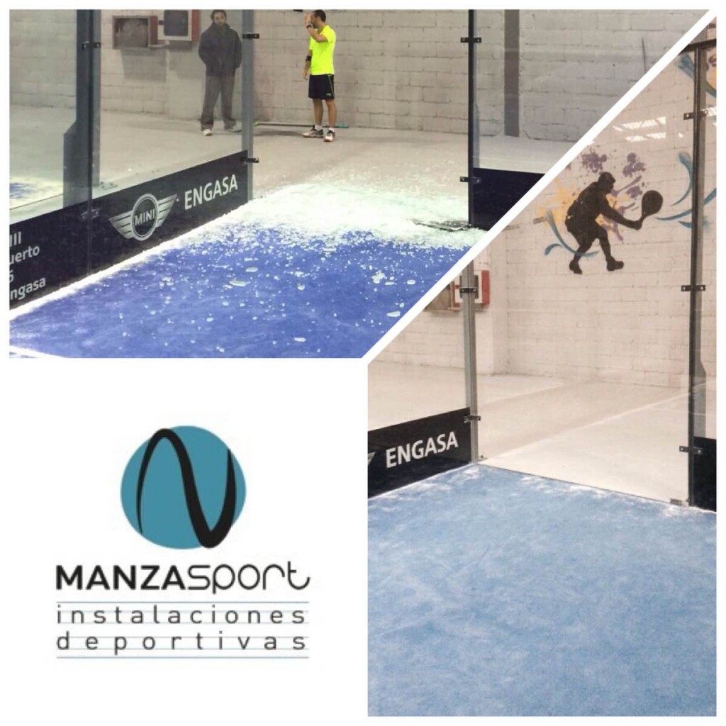 Reposición de cristal de padel