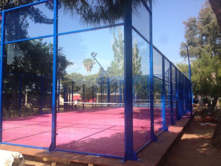 New padel courts in Padel Greek Academy Greece