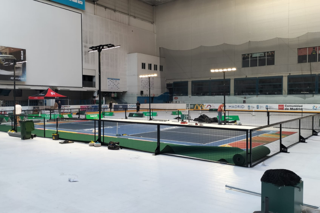 Pista vacía Pickleball